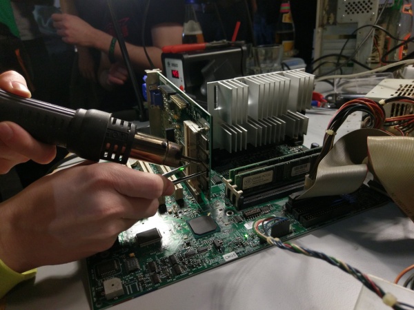 Auslöten von Grafik-RAM