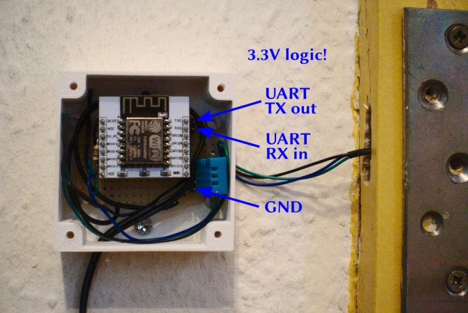 Hardware-Prototyp vom Türsensor