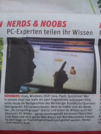 Artikel in den Nürnberger Nachrichten